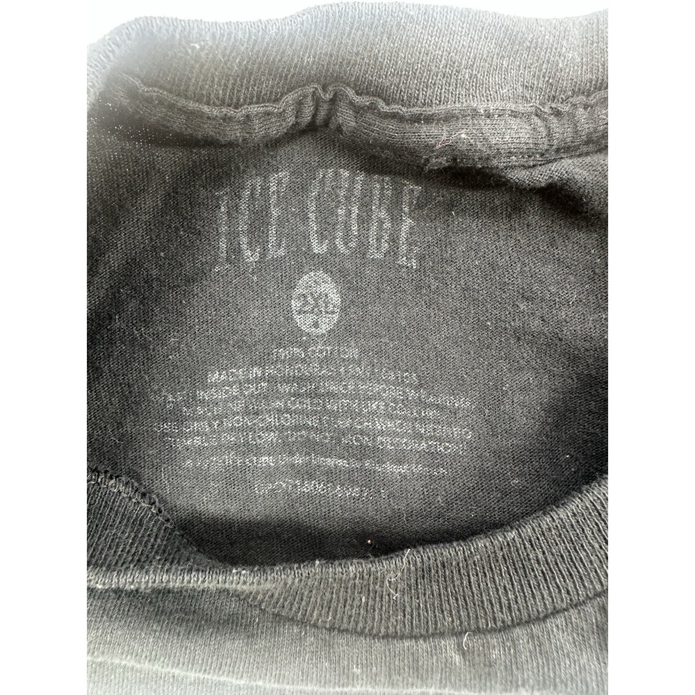 Ice Cube Graphic T Shirt Men's 2XL Black Rap Tee Hip Hop Streetwear - Picture 11 of 11